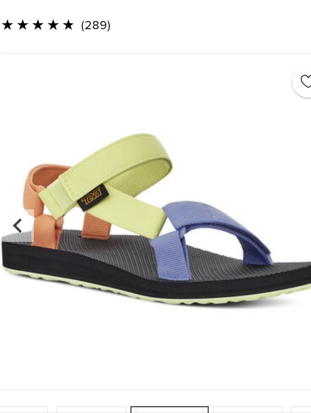 Teva Original Universal Strappy Sandal Wind Multi Size 7 1003987